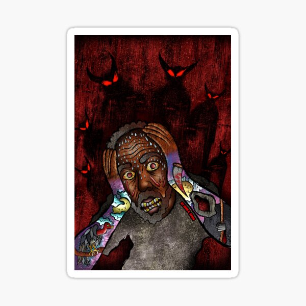 P.T.S.D (Pensamientos oscuros, 2 de Harsh Truth) Pegatina
