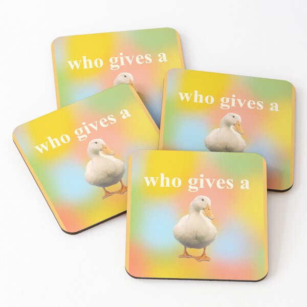 Item preview, who gives a duck designed and sold by abby cartwright.