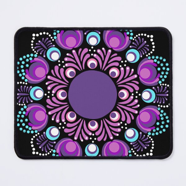 Item preview, Purple Passions Dot Mandala designed and sold by Triplicate Limited.