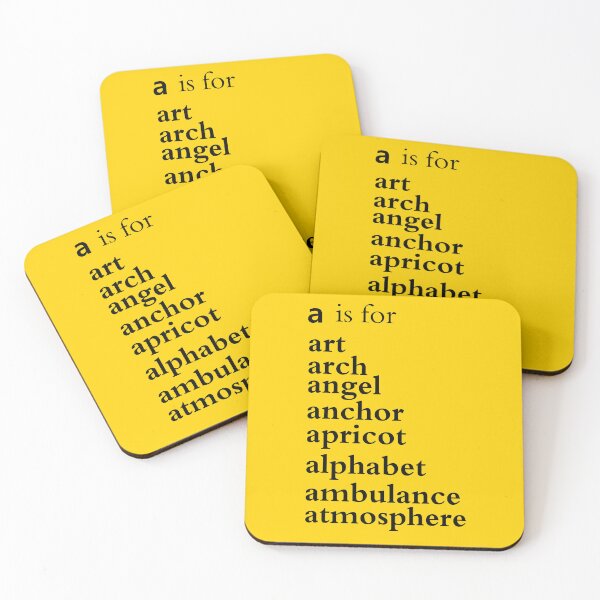 Item preview, A is for art: Alphabet a-z Words - Alphabet Words designed and sold by matrixvip.