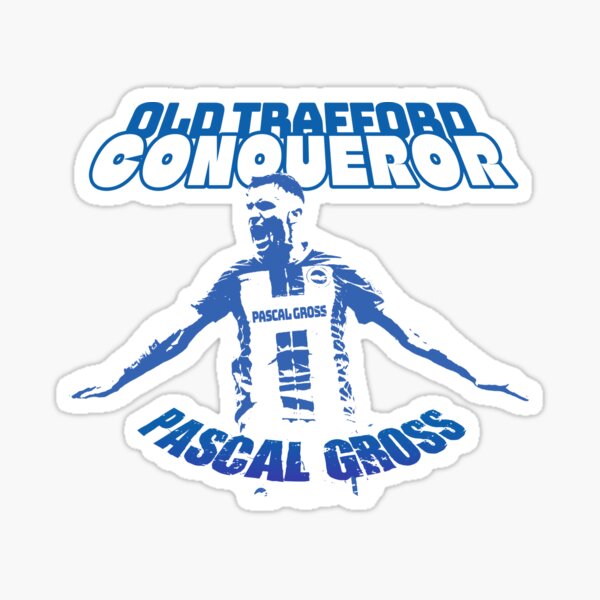 pascal gross old trafford conqueror graphic illustration design Sticker