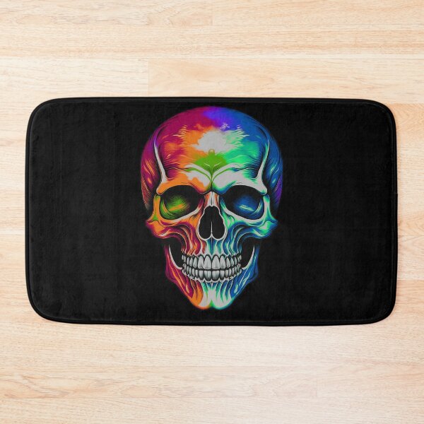 Item preview, Holographic Rainbow Skull designed and sold by Khihi.