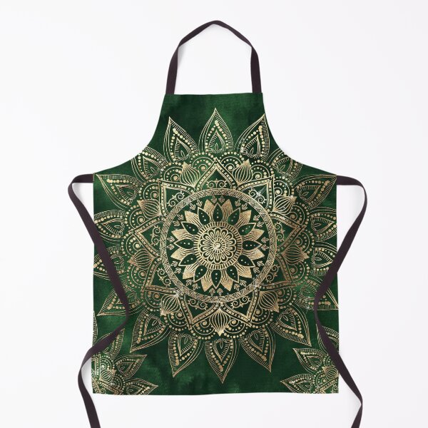 Item preview, Elegant Green Gold Mandala designed and sold by InovArtS.