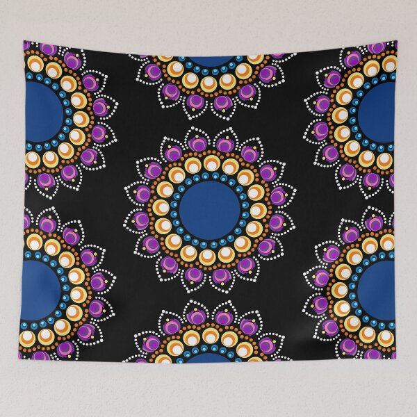 Item preview, Fire Lake Dot Mandala designed and sold by Triplicate Limited.