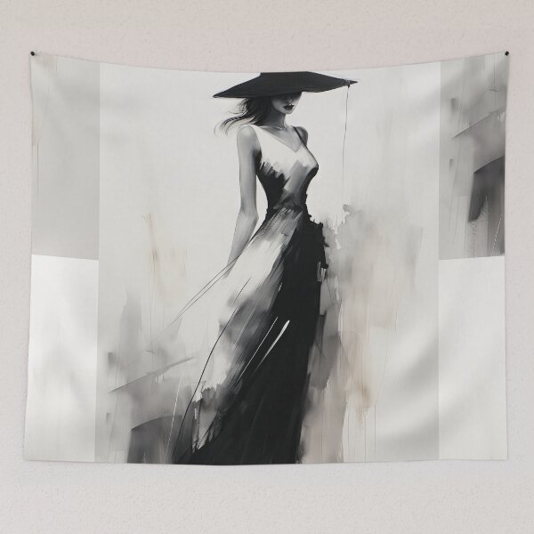 Item preview, High Contrast Elegance: Abstract Power of Fashion's Mystery designed and sold by Piotrek0001.