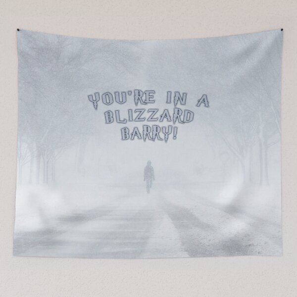 Item preview, You're In A Blizzard Barry designed and sold by Fanarchist.