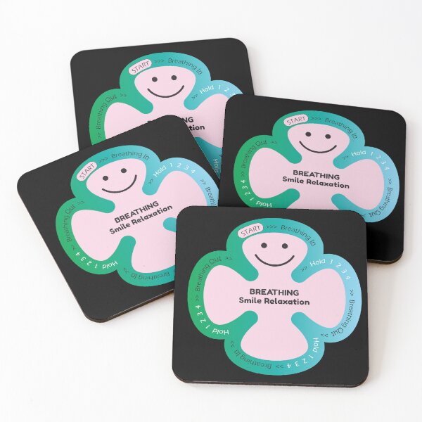 Item preview, Practice Breathing and Relaxing with a Smile Set - Mindfulness Collection designed and sold by kittties.