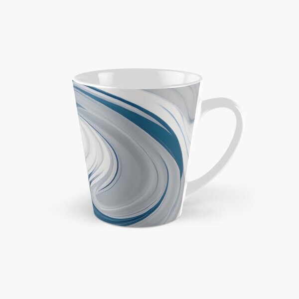 Artikelvorschau, Modernes Design mit flüssigem Wirbel eisblau grau entworfen und verkauft von homestylemarket.