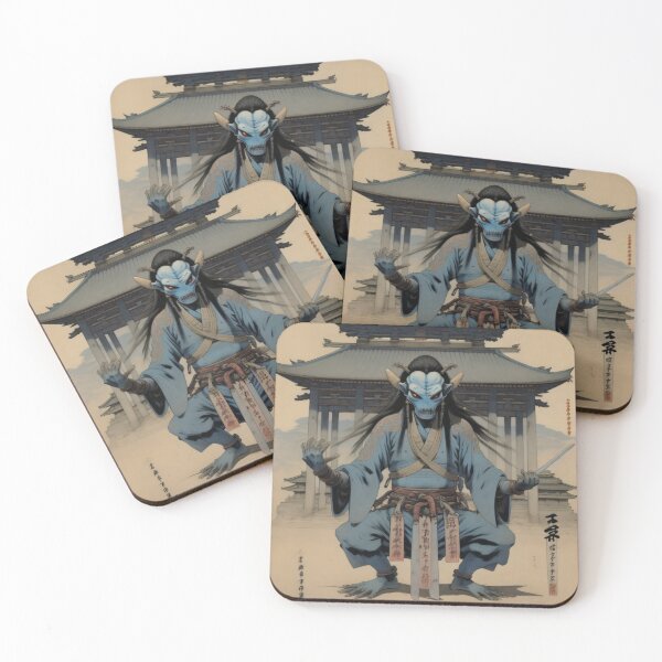 Item preview, An alien in a Japanese temple designed and sold by Amitbasri.