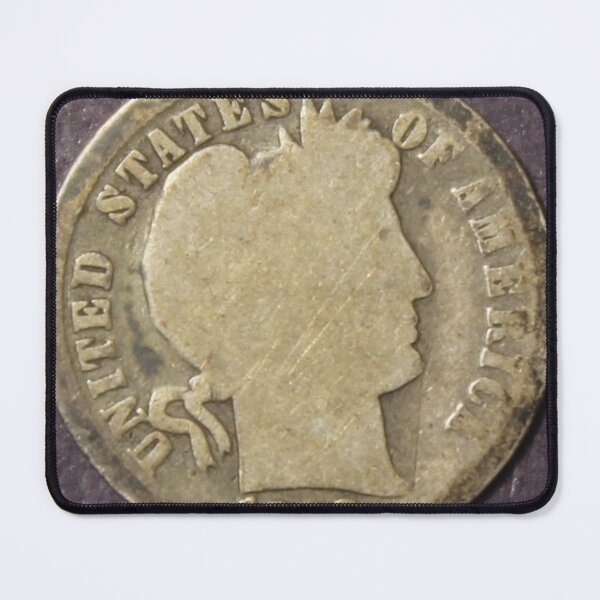 Item preview, 1892 Barber Dime Well Used circulated designed and sold by coinsxcrochet.