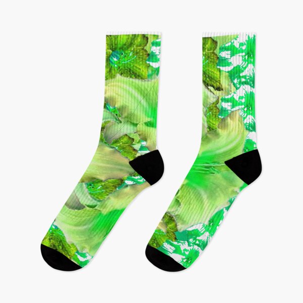 Item preview, GREEN FLORAL ABSTRACT PATTERN ART designed and sold by sharlesart.