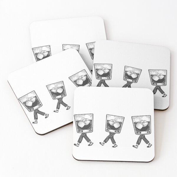 Item preview, On The Rocks walking drink glasses with legs designed and sold by calamarisky.