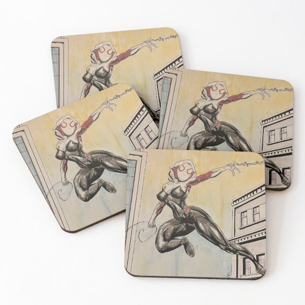Item preview, Spider-Gwen mid swing! designed and sold by ZombiePingu.