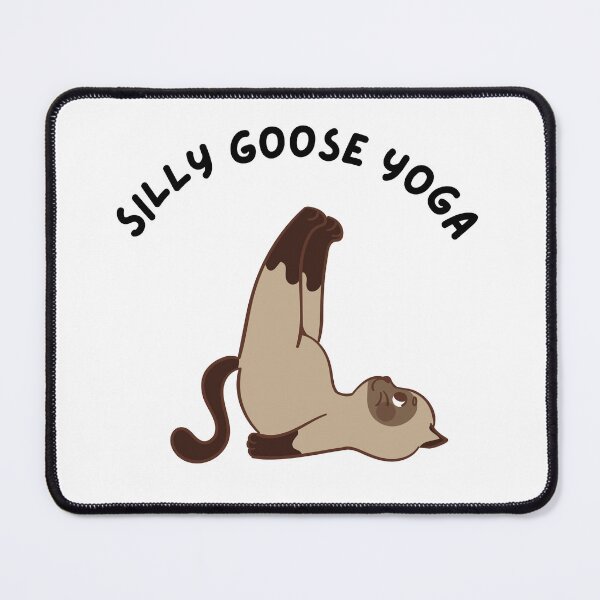 Item preview, Silly goose yoga - funny cat designed and sold by jijika119.
