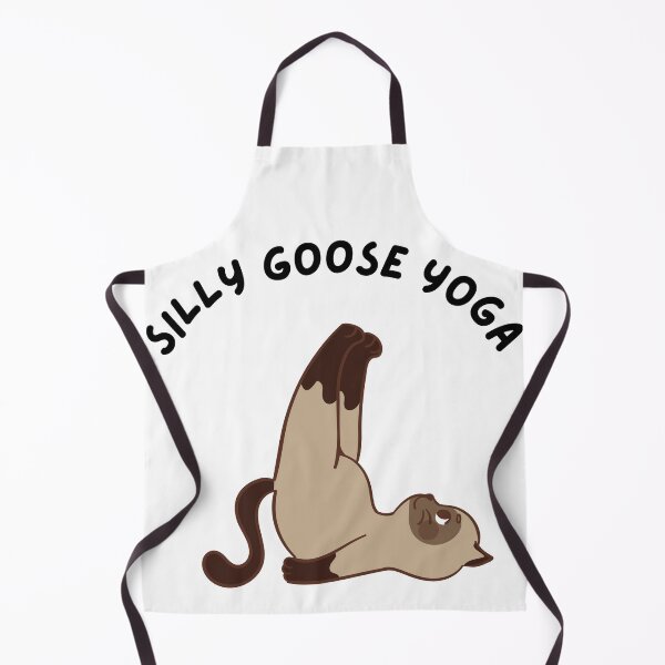 Item preview, Silly goose yoga - funny cat designed and sold by jijika119.