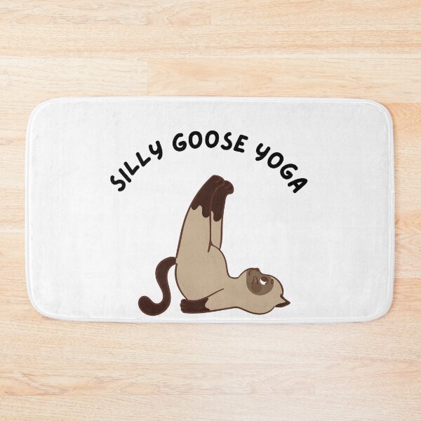 Item preview, Silly goose yoga - funny cat designed and sold by jijika119.
