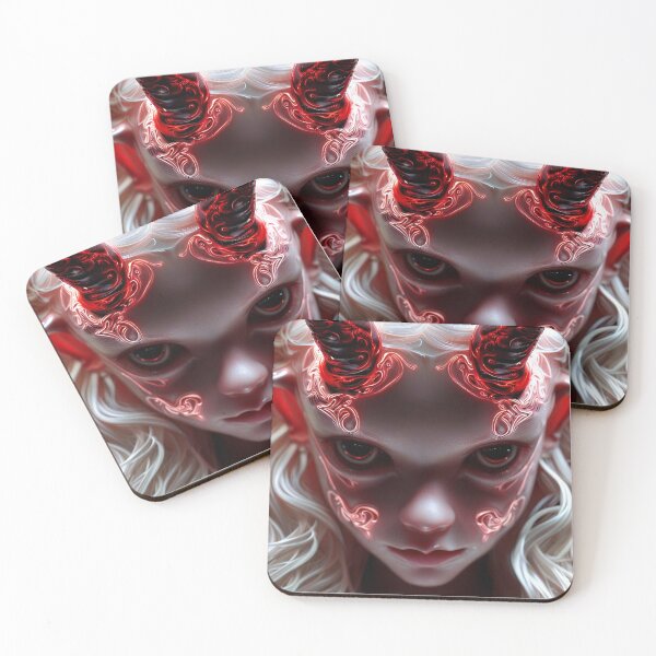 Item preview, Creepy demon girl  designed and sold by Arcane Fantasy Art.