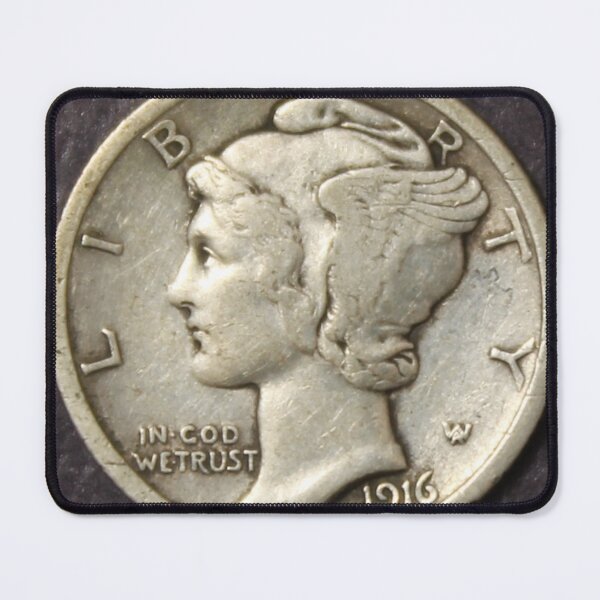 Item preview, 1916 Mercury Dime designed and sold by coinsxcrochet.