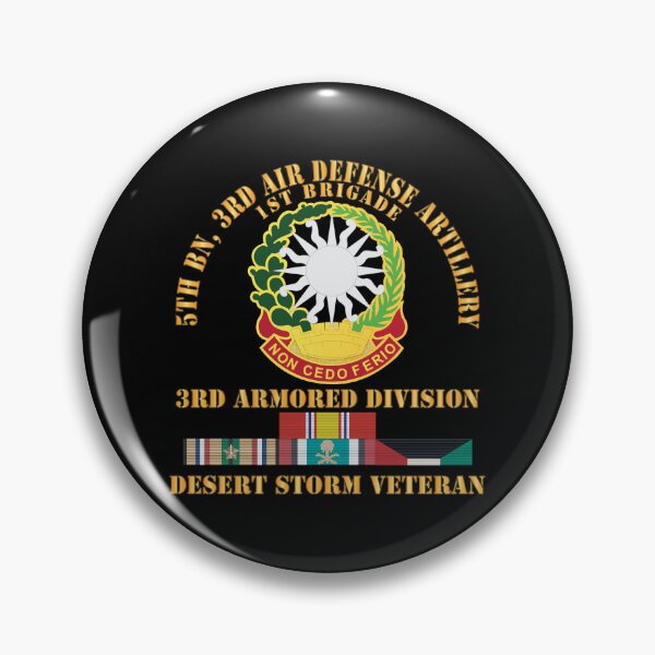 Item preview, Army - 5th Bn, 3rd ADA - 3rd Armored Divi - Desert Storm Veteran X 300 designed and sold by Military Insignia Products.