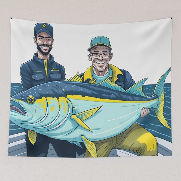 Item preview, Successful Yellowfin Tuna Catch. designed and sold by ratchawoot.