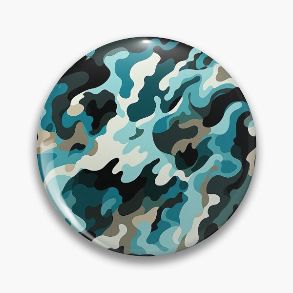 Item preview, Cool Blue Urban Camo Camouflage Design Pattern designed and sold by sμ (smew).