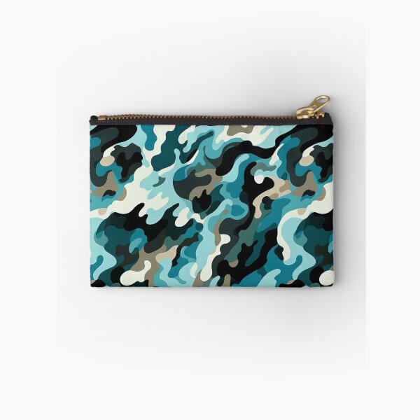 Item preview, Cool Blue Urban Camo Camouflage Design Pattern designed and sold by sμ (smew).