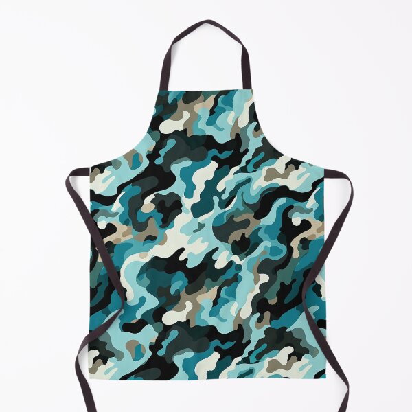 Item preview, Cool Blue Urban Camo Camouflage Design Pattern designed and sold by sμ (smew).