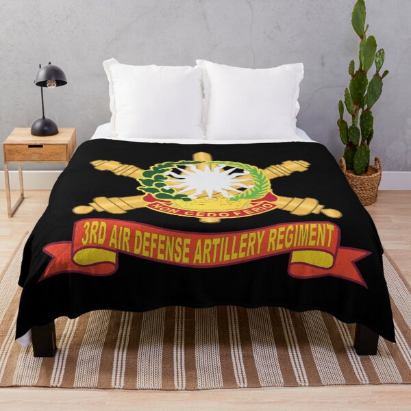 Item preview, Army - 3rd Air Defense Artillery Regiment - DUI w Br - Ribbon X 300 designed and sold by Military Insignia Products.