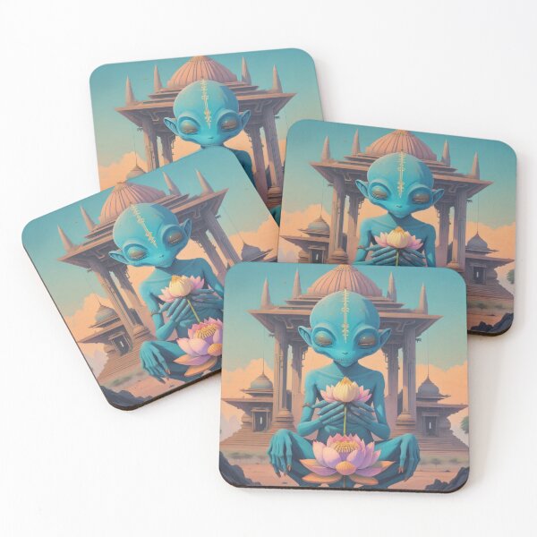 Item preview, An alien does yoga designed and sold by Amitbasri.
