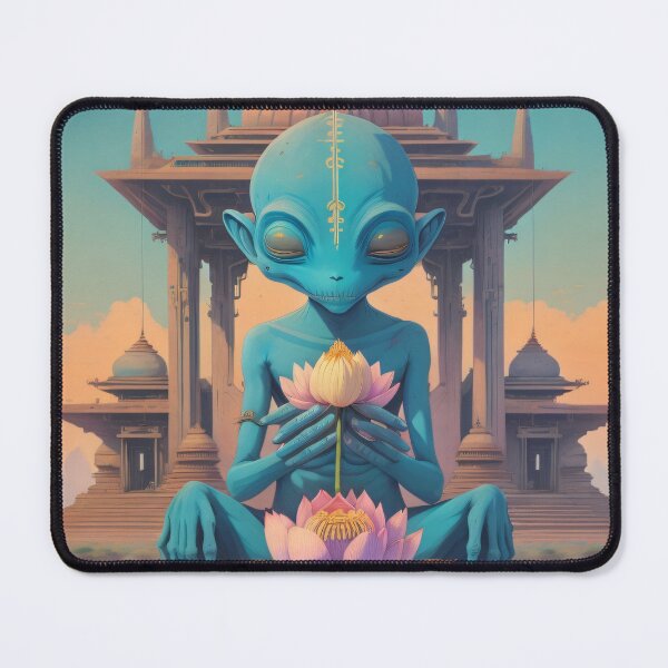 Item preview, An alien does yoga designed and sold by Amitbasri.