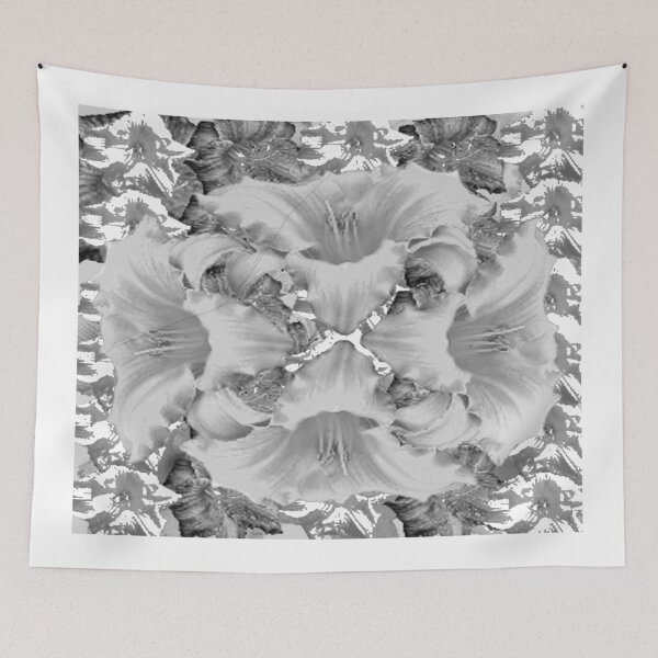 Item preview, BLACK & WHITEFLOWER PATTERNS ART designed and sold by sharlesart.