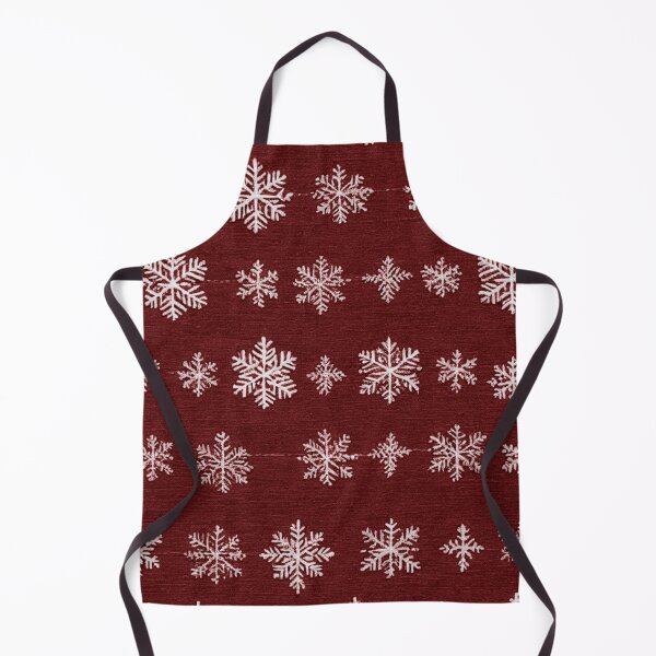 Item preview, Christmas Design in White Thread work in Red Background Pattern designed and sold by Md Rashid Hasan.