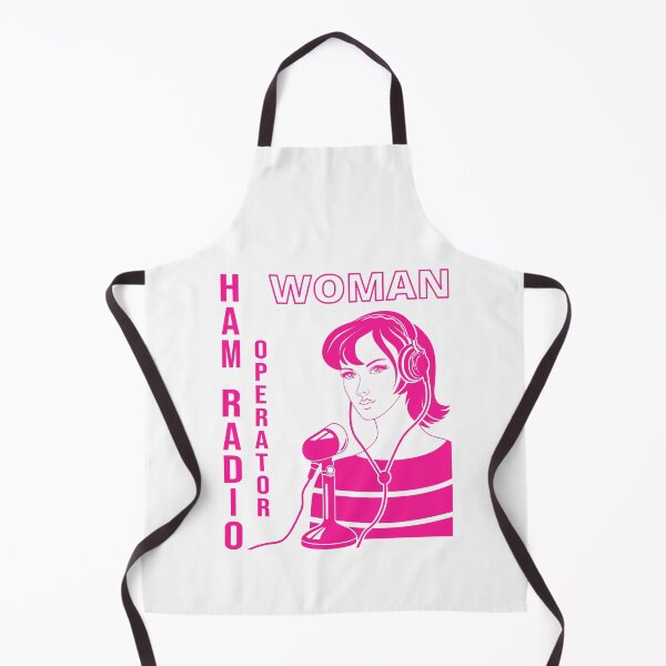 Item preview, Woman HAM Radio Operator hot pink designed and sold by tuzlay.