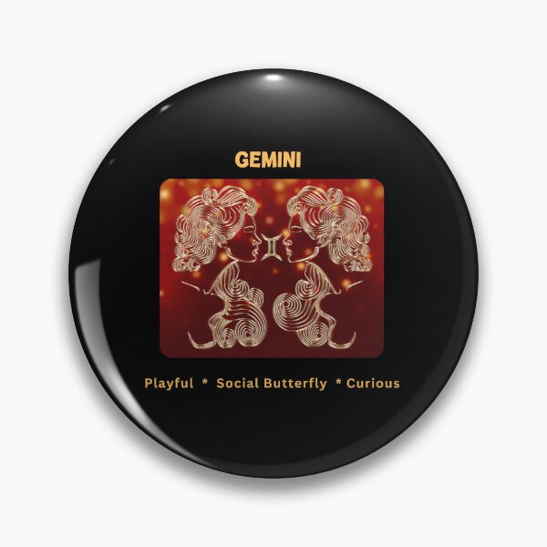 Item preview, Gemini Zodiac Symbol with a Modern Flare designed and sold by Lure7-Art.