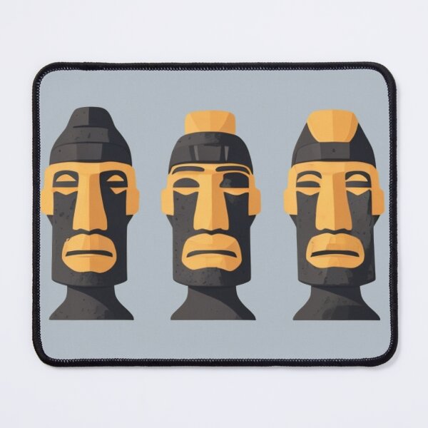 Item preview, easter island heads designed and sold by Majkel & Majkel.