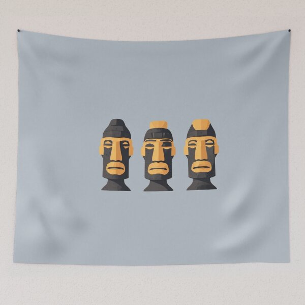 Item preview, easter island heads designed and sold by Majkel & Majkel.