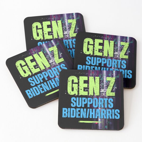 Item preview, Gen Z Supports Biden/Harris 2024 Vote Democratic Political Design designed and sold by EarthArtDesigns.