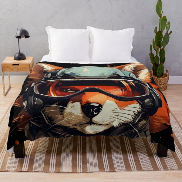 Item preview, Cute Fox in Motorcycle Gear designed and sold by Trippinink-.