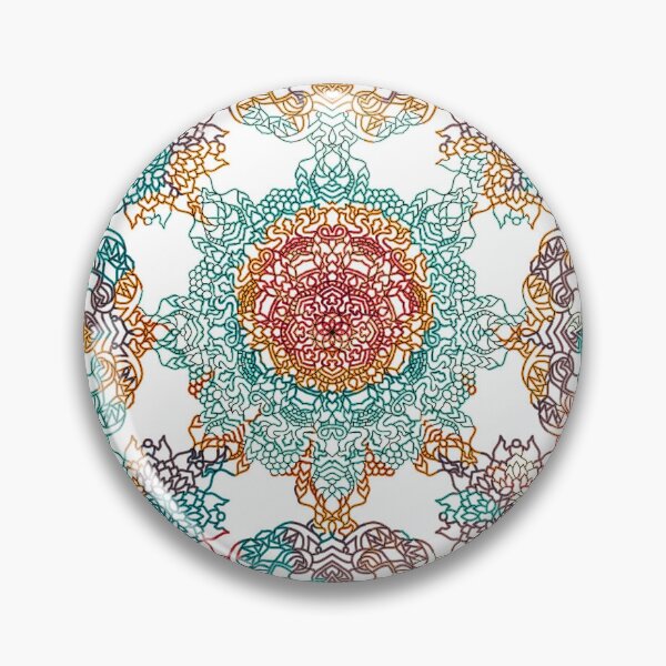 Item preview, Selfmade Mandala Nr 12 - Full Pattern in Trend Colors designed and sold by JoanNinjaHen.