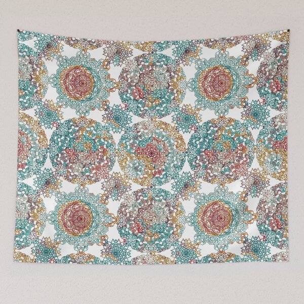 Item preview, Selfmade Mandala Nr 12 - Full Pattern in Trend Colors designed and sold by JoanNinjaHen.
