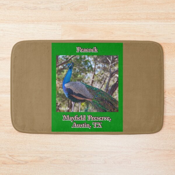 Item preview, Give Someone You Love The Bird, Peacock, Mayfield Preserve, Austin, Texas. designed and sold by MoreEZUSA-Here.