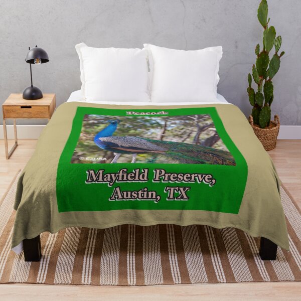 Item preview, Give Someone You Love The Bird, Peacock, Mayfield Preserve, Austin, Texas. designed and sold by MoreEZUSA-Here.