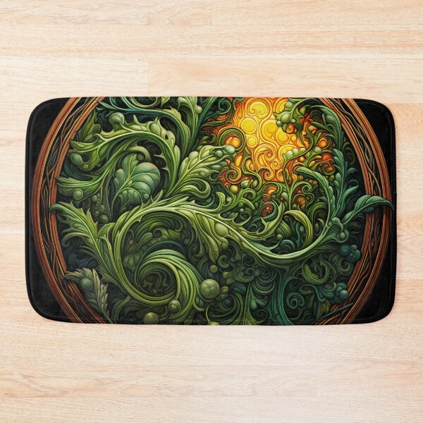 Item preview, Texture map plant painting print designed and sold by dcrc.