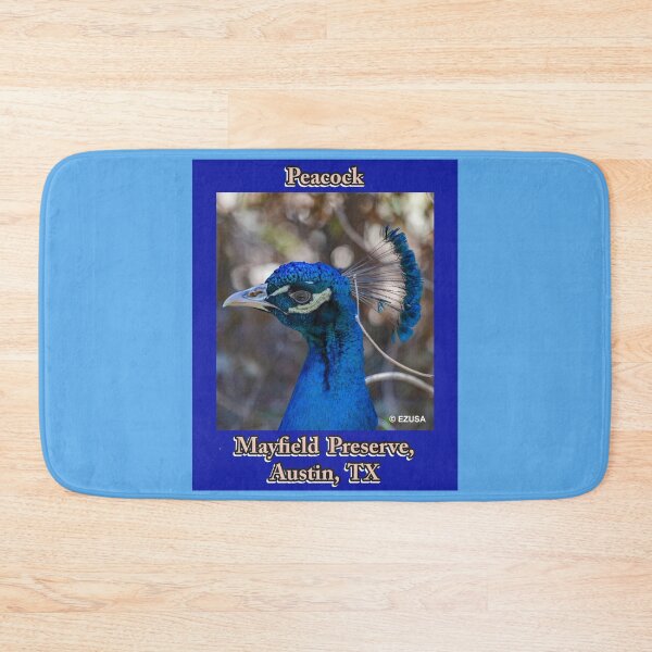 Item preview, Give Someone You Love The Bird, Peacock, Mayfield Preserve, Austin, Texas,  designed and sold by MoreEZUSA-Here.