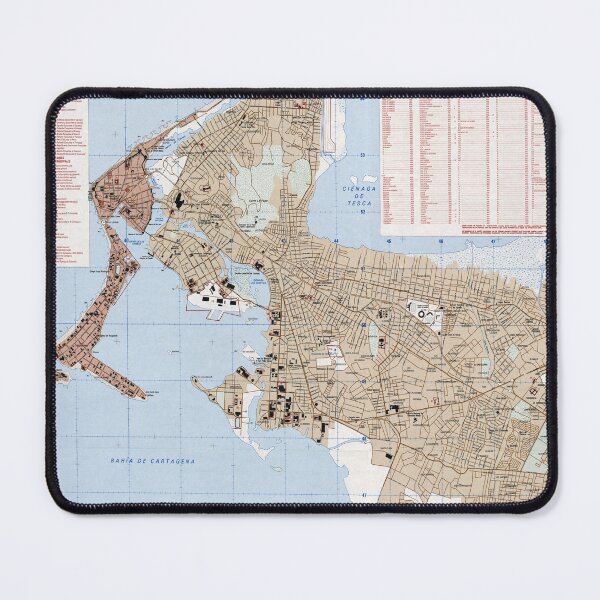 Item preview, Cartagena Colombia Map (1994) designed and sold by BravuraMedia.