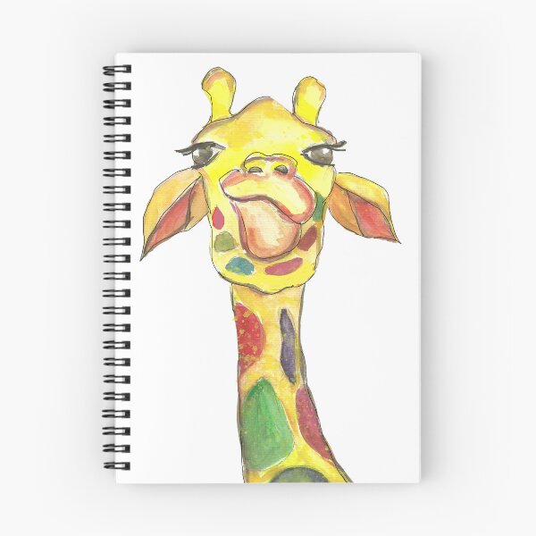 Item preview, Happy Giraffe watercolor  designed and sold by Elvi-Artist.