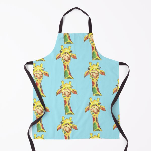 Item preview, Happy Giraffe watercolor designed and sold by Elvi-Artist.
