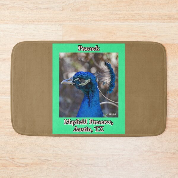 Item preview, The Perfect Gift For A Bird Lover, Peacock, Mayfield Preserve, Austin, Texas. designed and sold by MoreEZUSA-Here.