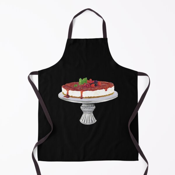 Item preview, Cheesecake on silver plate drawing designed and sold by cookwithabrush.