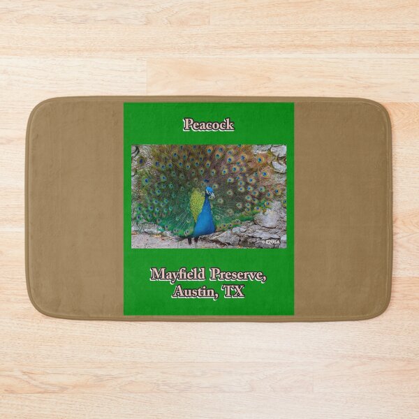 Item preview, For The Bird Lover In You, Peacock, Mayfield Preserve, Austin, Texas. designed and sold by MoreEZUSA-Here.